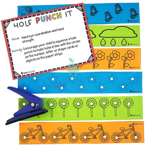 Free Printable Hole Punch Worksheets